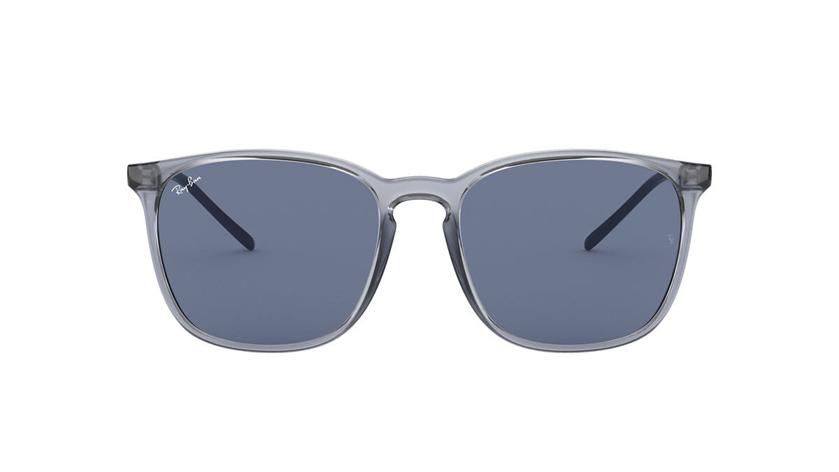 Ray-Ban RB4387 639980 - Transparent Blue/Blue
