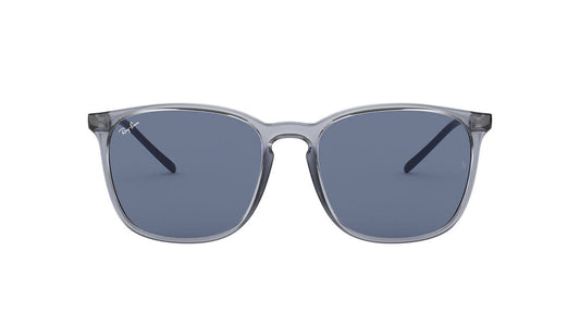 Ray-Ban RB4387 639980 - Transparent Blue/Blue