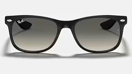 Ray-Ban Junior Wayfarer RJ9052S-100/11 - Polished Black/Light Grey