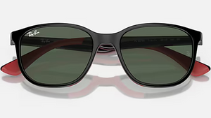 Ray-Ban Kids Bio-based RB9078S-713171 - Black with Red/Dark Green