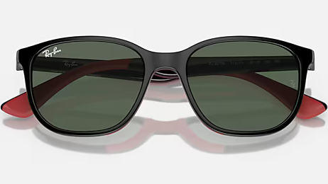 Ray-Ban Kids Bio-based RB9078S-713171 - Black with Red/Dark Green