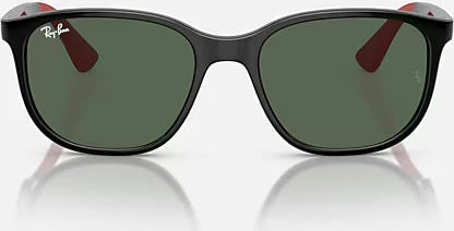 Ray-Ban RB9078S-713171 - Black with Red/Dark Green