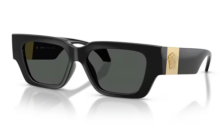 Versace VE449U VE4497U-GB187 - Black/Dark Grey