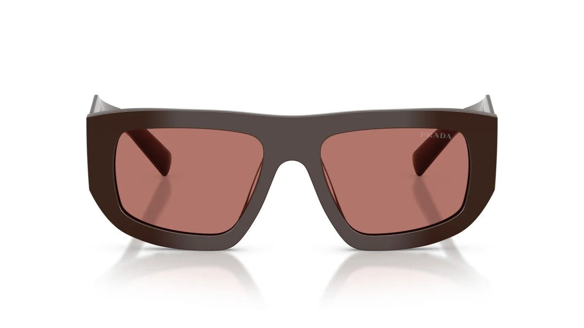 Prada PRD04SU-27180W - Dark Brown/Bordeaux Brown