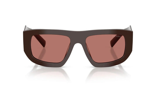Prada PRD04SU-27180W - Dark Brown/Bordeaux Brown