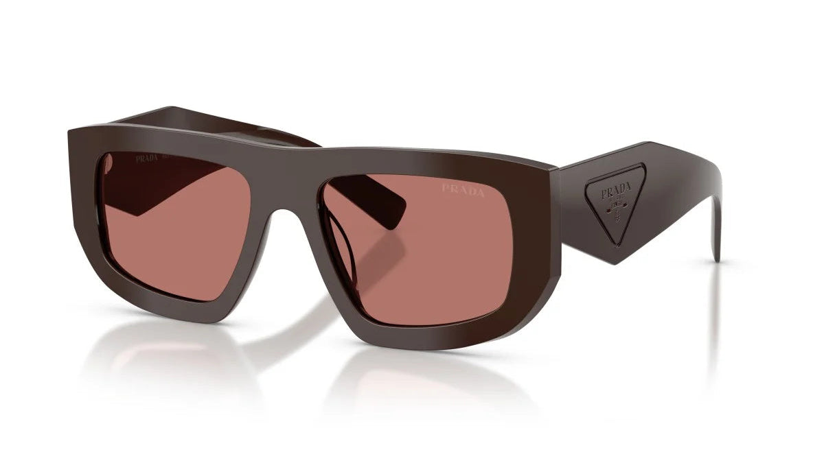 Prada PRD04SU-27180W - Dark Brown/Bordeaux Brown