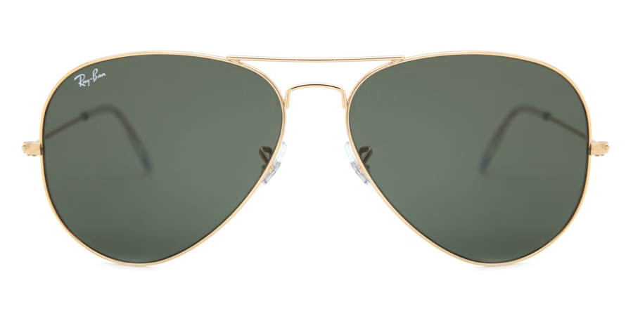Ray-Ban Aviator RB3025-L0205 - Gold/Green Classic G15