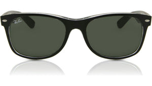 Ray-Ban New Wayfarer RB2132-6052 - Black/Green