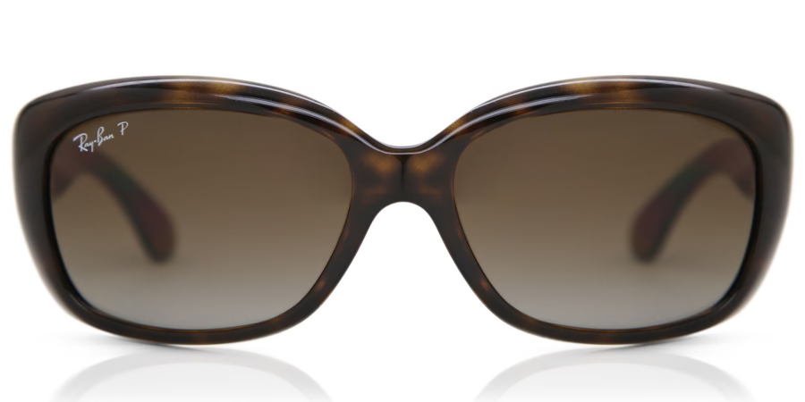 Ray-Ban Polarized Jackie Ohh RB4101-710/T5 - Havana/Brown Gradient