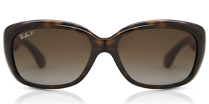 Ray-Ban Polarized Jackie Ohh RB4101-710/T5 - Havana/Brown Gradient