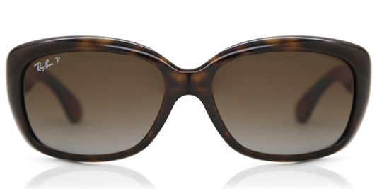 Ray-Ban Polarized Jackie Ohh RB4101-710/T5 - Havana/Brown Gradient