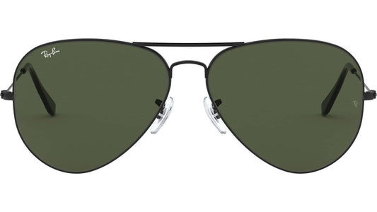 Ray-Ban Aviator RB3026-L2821 - Black/Green Classic G-15
