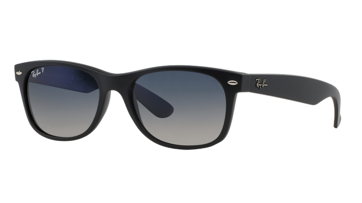 Ray-Ban New Wayfarer RB2132 601S78 55 Polarized Sunglasses