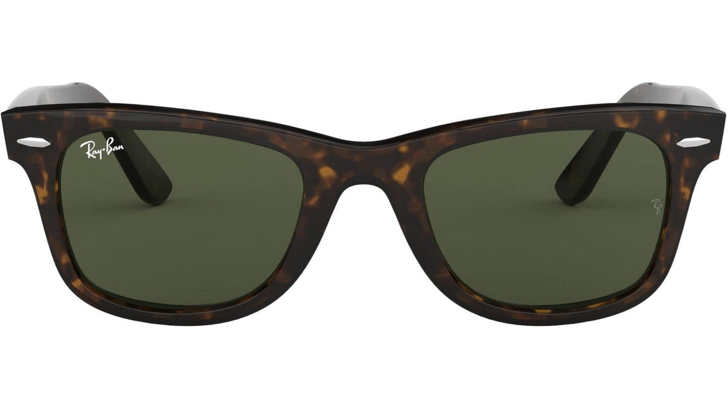 Ray-Ban Wayfarer RB2140-902 - Tortoise/Green Classic G15