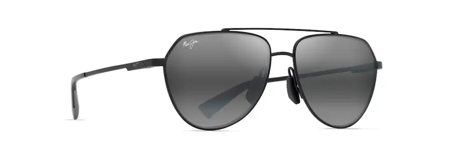 Maui Jim Polarized Waiwai MJ0634S-004 - Matte Black/Neutral Gray