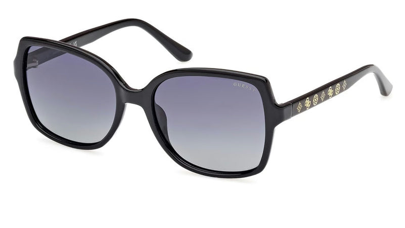 Guess Polarized GU00100-01D - Shiny Black/Grey