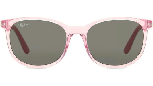 Ray-Ban Kids Bio-Based RJ9079S-716587 - Transparent Pink/Dark Grey