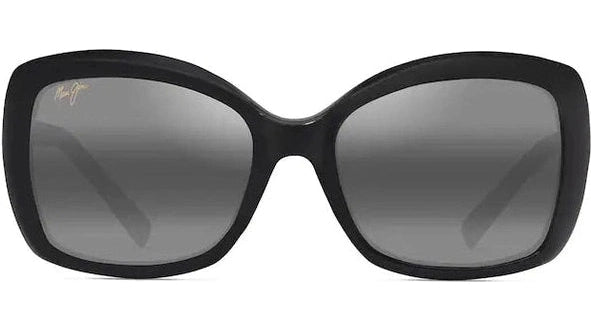 Maui Jim Polarized Orchid MJ0735S-009 - Shiny Black/Neutral Grey