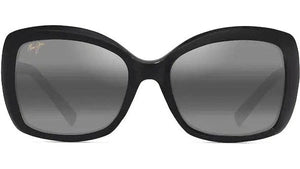 Maui Jim Polarized Orchid MJ0735S-009 - Shiny Black/Neutral Grey