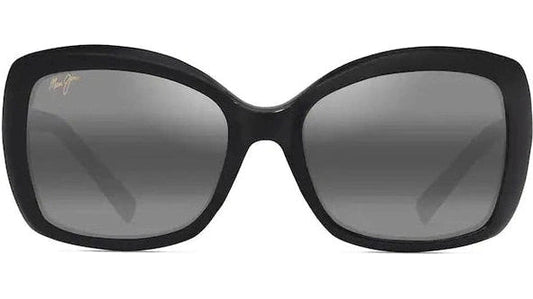 Maui Jim Polarized Orchid MJ0735S-009 - Shiny Black/Neutral Grey