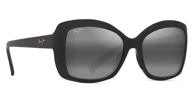 Maui Jim Polarized Orchid MJ0735S-009 - Shiny Black/Neutral Grey