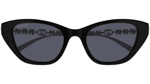 Gucci GG1968S 002 - Black with Silver/Grey
