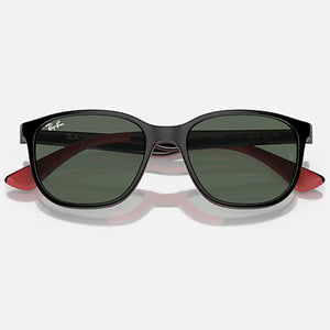 Ray-Ban Kids Bio-based RB9078S-713171 - Black with Red/Dark Green