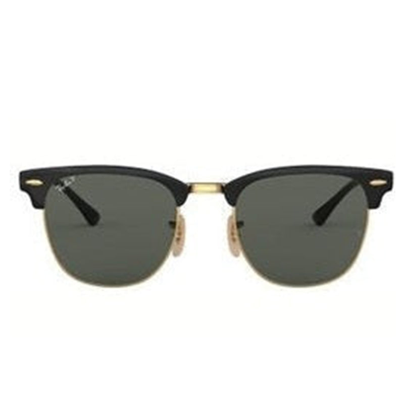 Ray-Ban Polarized Clubmaster Metal RB3716-187/58 - Arista Gold/Black