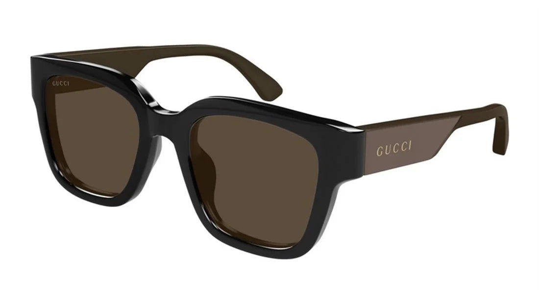 Gucci GG1670SK-004 - Shiny Black/Brown