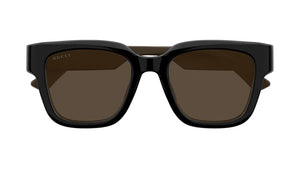 Gucci GG1670SK-004 - Shiny Black/Brown