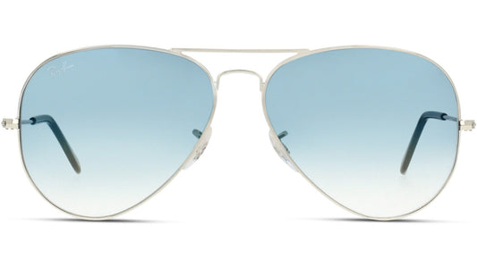 Ray-Ban Aviator RB3025-003/3F - Silver/Light Blue Gradient