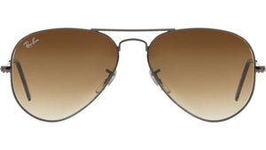 Ray-Ban Aviator RB3025-004/51 - Gunmetal/Light Brown Gradient