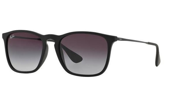 ray-ban-chris-sunglasses-matter-black-grey-front