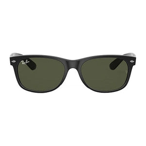 Ray-Ban Polarized New Wayfarer Classic RB2132-901/58 - Polished Black/Green