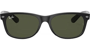 Ray-Ban Polarized New Wayfarer Classic RB2132-901/58 - Polished Black/Green