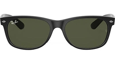 Ray-Ban Polarized New Wayfarer Classic RB2132-901/58 - Polished Black/Green