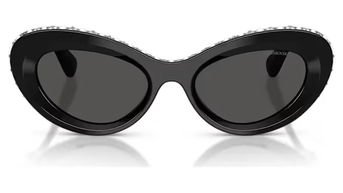 Swarovski SK6061U-109387 - Black with Crystal Details/Grey