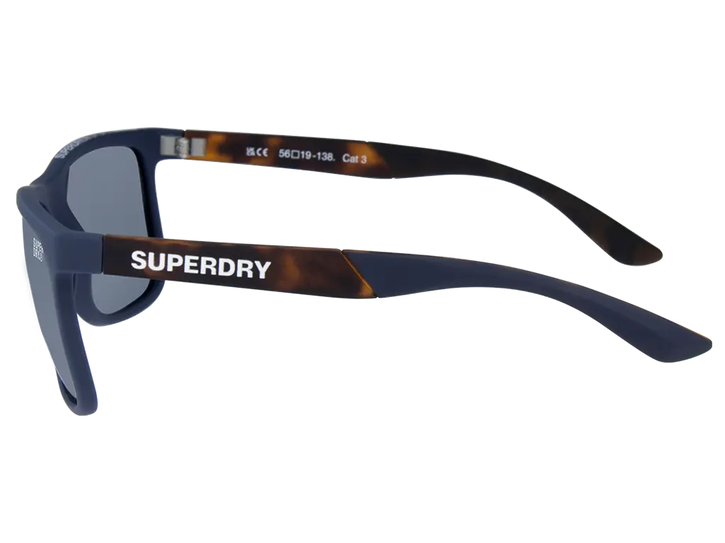 Polarized Superdry SDS RunnerX 122P - Blue with Tortoise/Navy